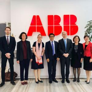 Swiss Ambassador and delegation visit ABB China